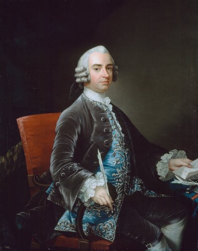 John Larpent (1710-97) Chef de bureau du Département du Nord, 1749 - Gabriel Mathias